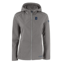 Detroit Tigers Cutter & Buck Women's Evoke Eco Softshell Recycled Full-Zip Jacket - MLB