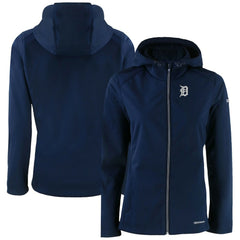 Detroit Tigers Cutter & Buck Women's Evoke Eco Softshell Recycled Full-Zip Jacket - MLB