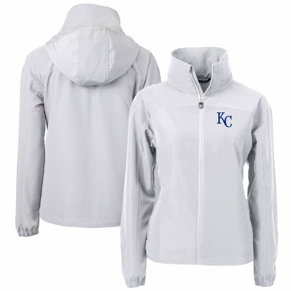 Kansas City Royals Cutter & Buck Women's Charter Eco Recycled Full-Zip Jacket - MLB