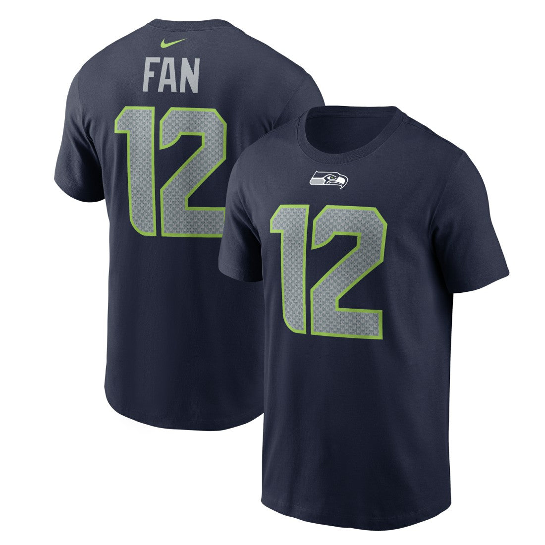 12s Seattle Seahawks Name & Number T-Shirt College Navy | Nike for Sale