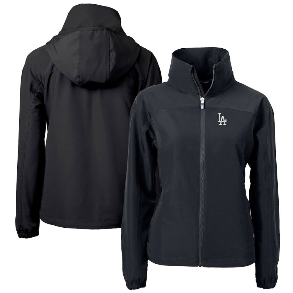 Los Angeles Dodgers Cutter & Buck Women's Charter Eco Recycled Full-Zip Jacket - MLB