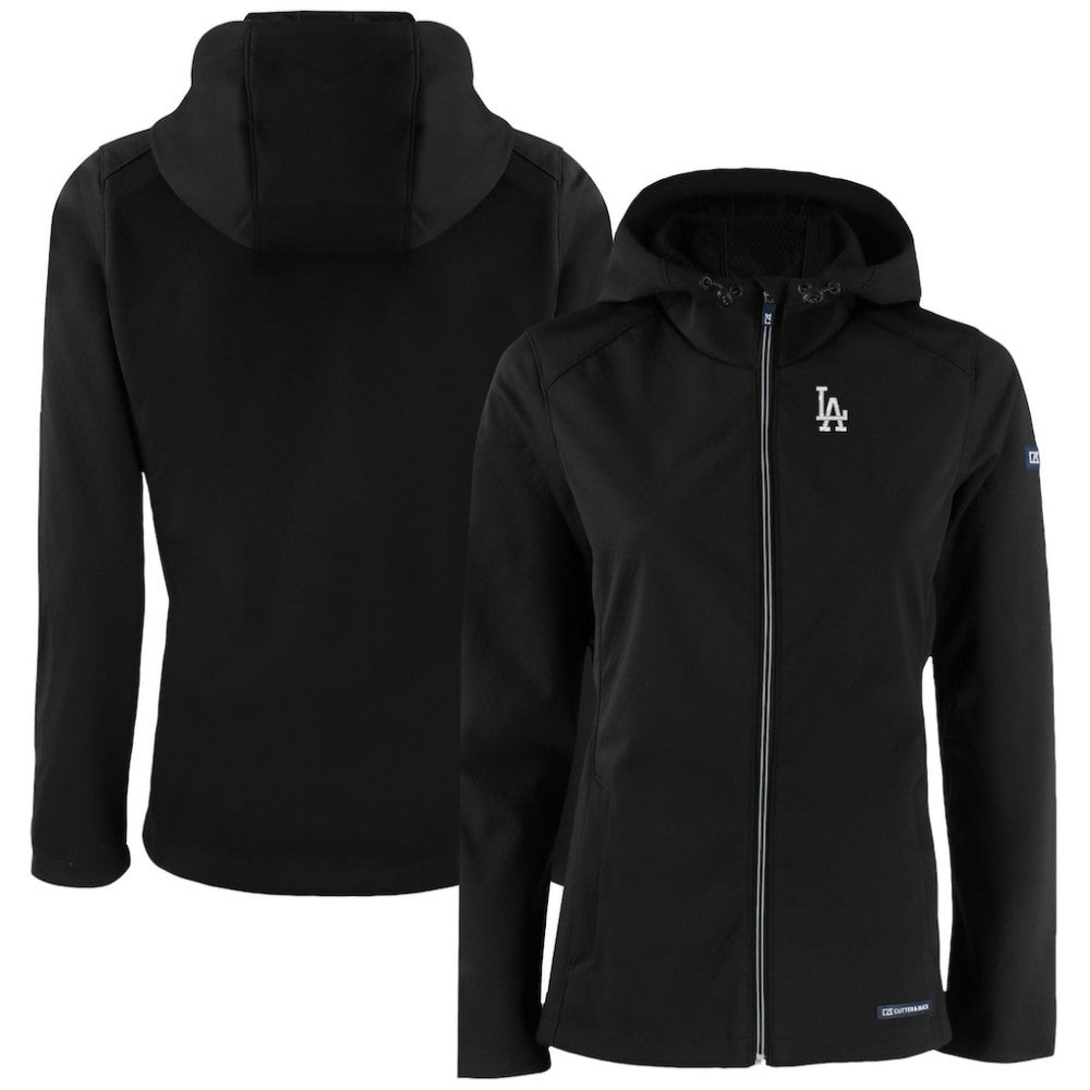Los Angeles Dodgers Cutter & Buck Women's Evoke Eco Softshell Recycled Full-Zip Jacket - MLB