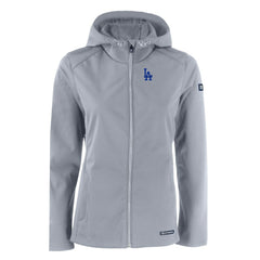Los Angeles Dodgers Cutter & Buck Women's Evoke Eco Softshell Recycled Full-Zip Jacket - MLB