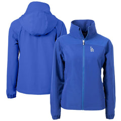 Los Angeles Dodgers Cutter & Buck Women's Charter Eco Recycled Full-Zip Jacket - MLB