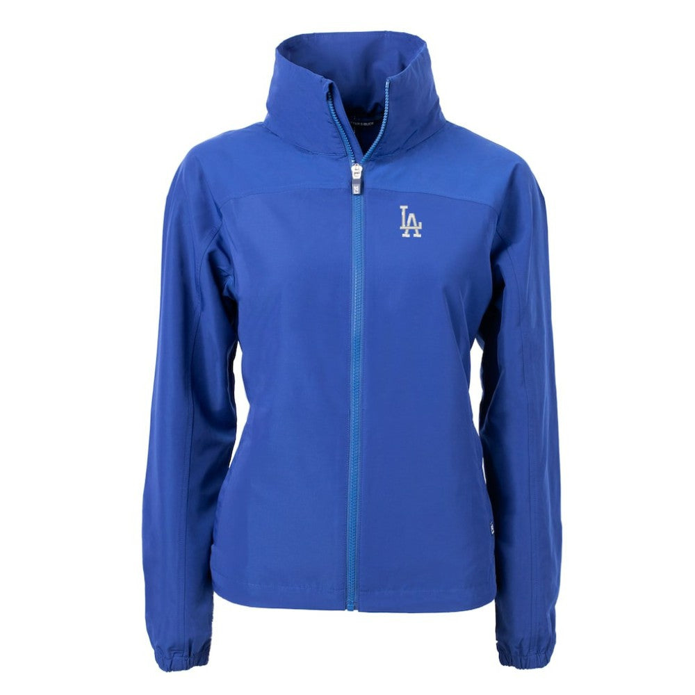 Los Angeles Dodgers Cutter & Buck Women's Charter Eco Recycled Full-Zip Jacket - MLB