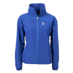 Los Angeles Dodgers Cutter & Buck Women's Charter Eco Recycled Full-Zip Jacket - MLB