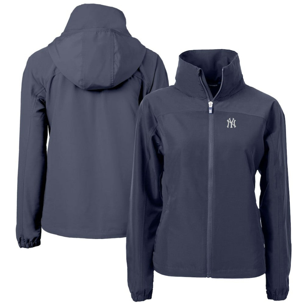 New York Yankees Cutter & Buck Women's Charter Eco Recycled Full-Zip Jacket - MLB