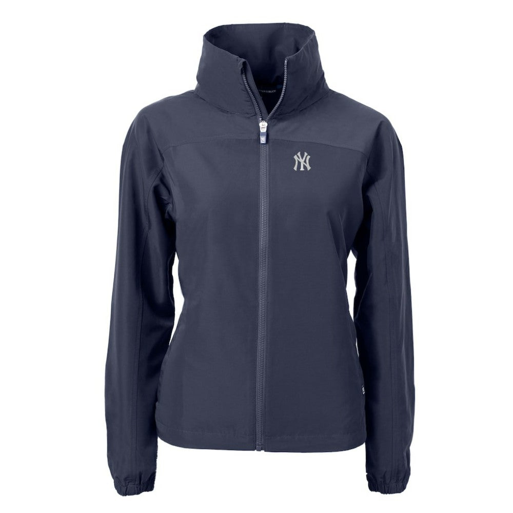 New York Yankees Cutter & Buck Women's Charter Eco Recycled Full-Zip Jacket - MLB