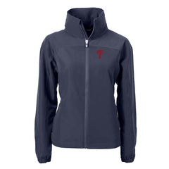 Philadelphia Phillies Cutter & Buck Women's Charter Eco Recycled Full-Zip Jacket - MLB