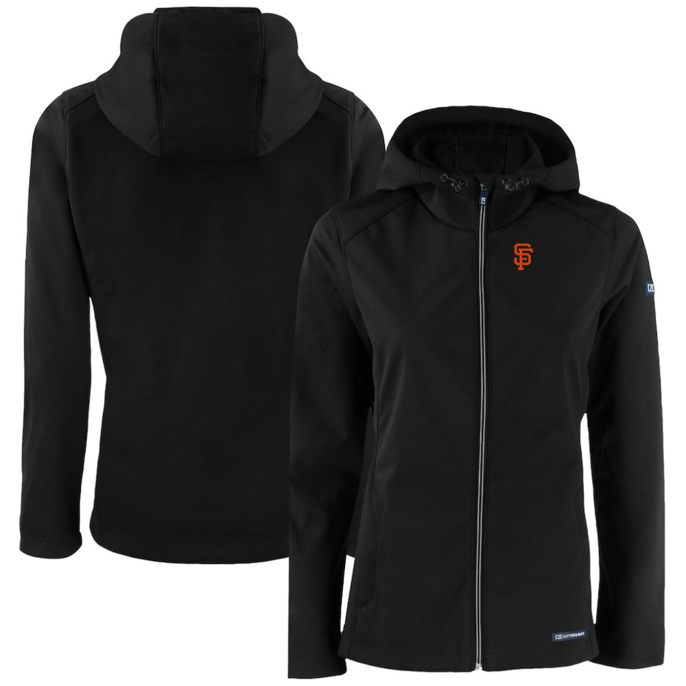 San Francisco Giants Cutter & Buck Women's Evoke Eco Softshell Recycled Full-Zip Jacket - MLB
