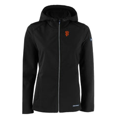 San Francisco Giants Cutter & Buck Women's Evoke Eco Softshell Recycled Full-Zip Jacket - MLB
