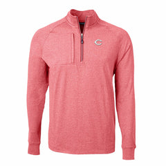 Cincinnati Reds Cutter & Buck Big & Tall Adapt Eco Knit Stretch Recycled Quarter-Zip Pullover Top - MLB