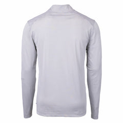 Cleveland Guardians Cutter & Buck Virtue Eco Pique Micro Stripe Big & Tall Recycled Quarter-Zip Pullover Top - MLB