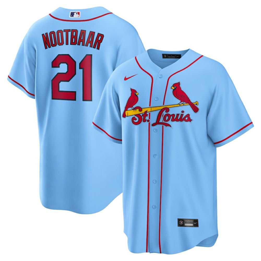Lars Nootbaar St. Louis Cardinals Nike Alternate Replica Jersey - MLB