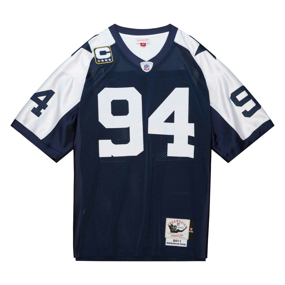 DeMarcus Ware Dallas Cowboys 2011 Authentic Throwback Retired Player Jersey Navy | Mitchell & Ness