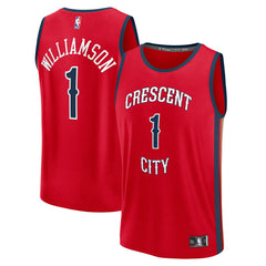 Zion Williamson New Orleans Pelicans Fast Break Replica Jersey Statement Edition Red - NBA