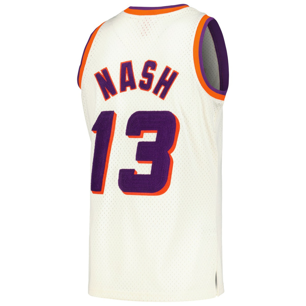 Steve Nash Phoenix Suns Chainstitch Swingman Jersey Cream - NBA
