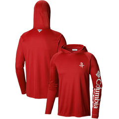 Houston Rockets Terminal Tackle Long Sleeve Hoodie T-Shirt Red - NBA