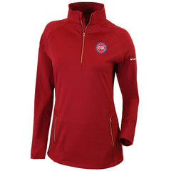 Detroit Pistons Women's Omni-Wick Outward Nine Quarter-Zip Pullover Top Red - NBA