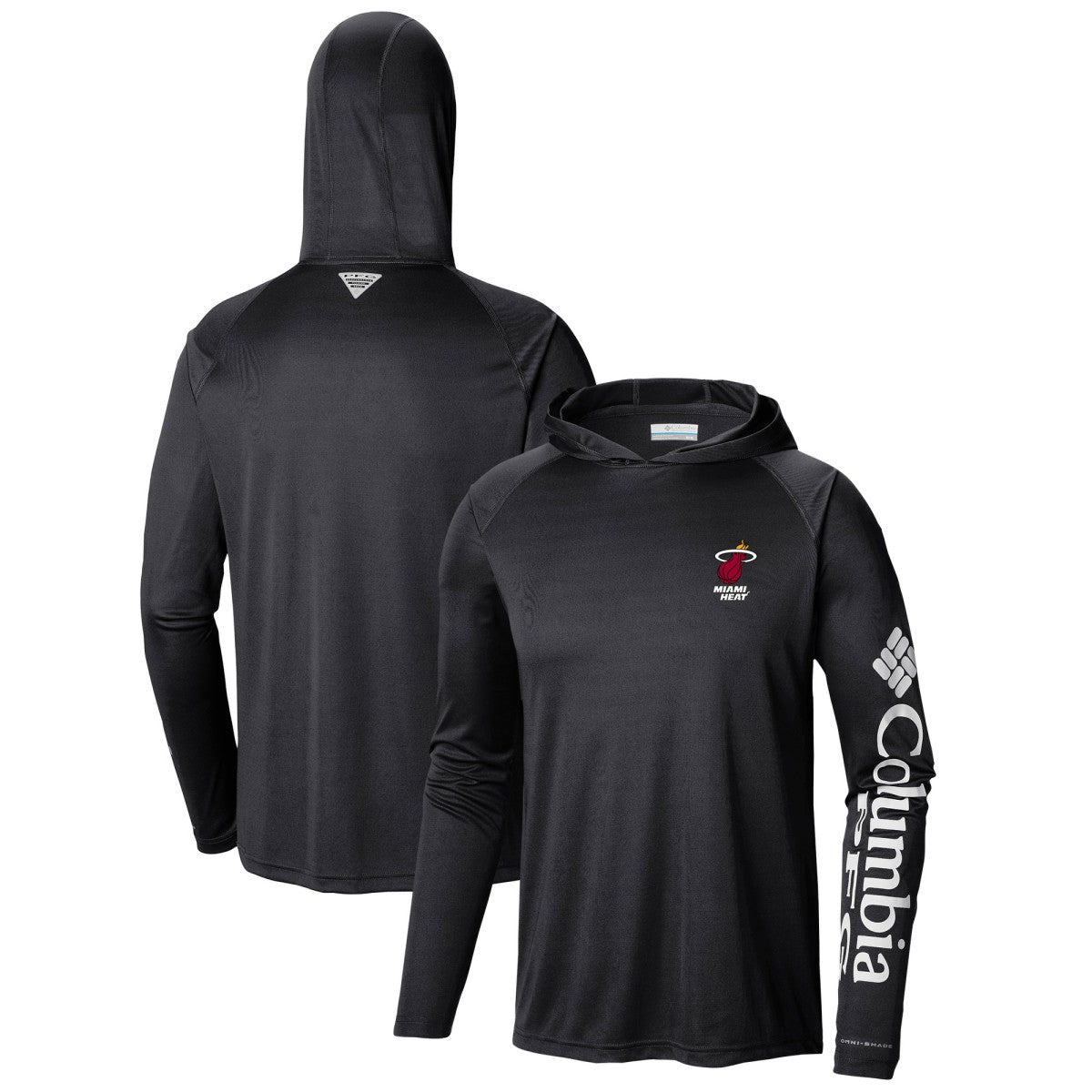 Miami Heat Terminal Tackle Long Sleeve Hoodie T-Shirt Black - NBA