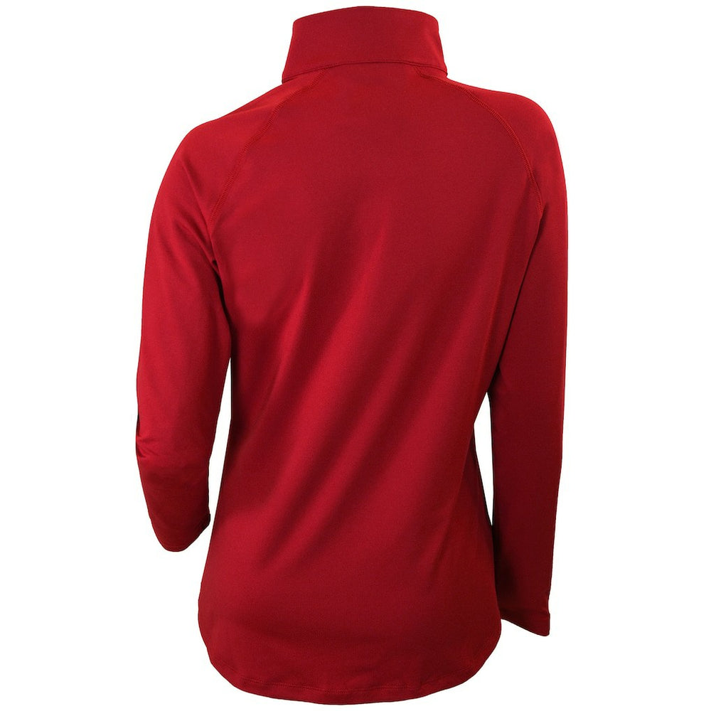 Houston Rockets Women's Omni-Wick Outward Nine Quarter-Zip Pullover Top Red - NBA