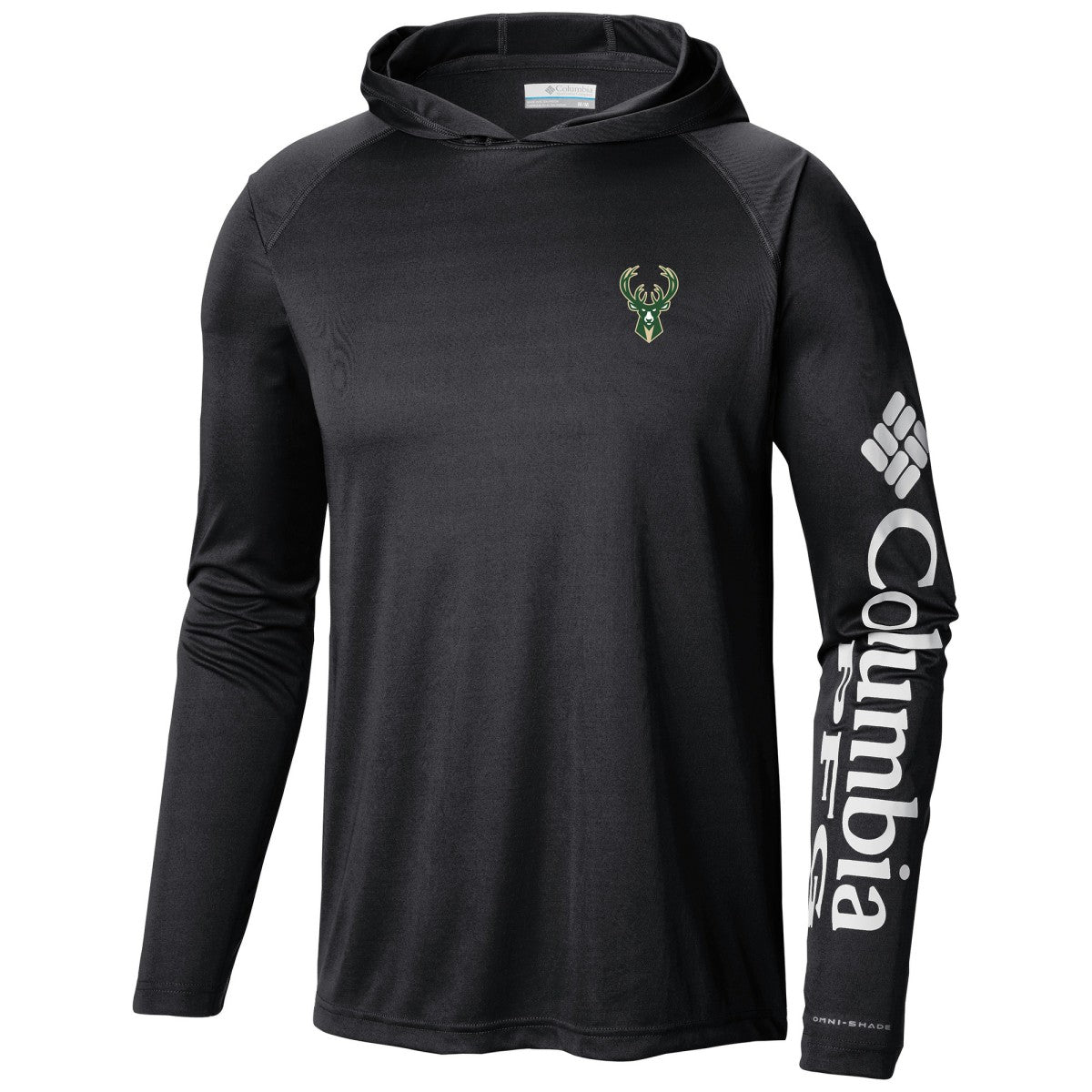 Milwaukee Bucks Terminal Tackle Long Sleeve Hoodie T-Shirt Black - NBA