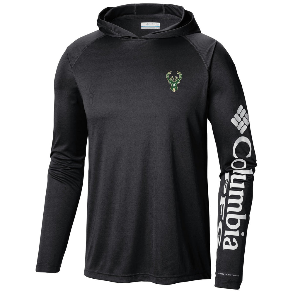 Milwaukee Bucks Terminal Tackle Long Sleeve Hoodie T-Shirt Black - NBA