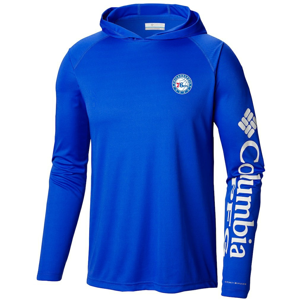 Philadelphia 76ers Terminal Tackle Long Sleeve Hoodie T-Shirt Blue - NBA