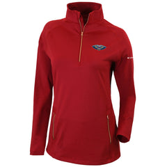 New Orleans Pelicans Women's Omni-Wick Outward Nine Quarter-Zip Pullover Top Red - NBA