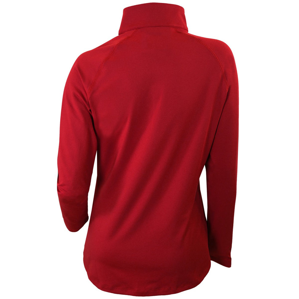 New Orleans Pelicans Women's Omni-Wick Outward Nine Quarter-Zip Pullover Top Red - NBA