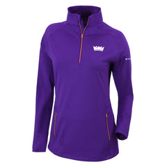 Sacramento Kings Women's Omni-Wick Outward Nine Quarter-Zip Pullover Top Purple - NBA