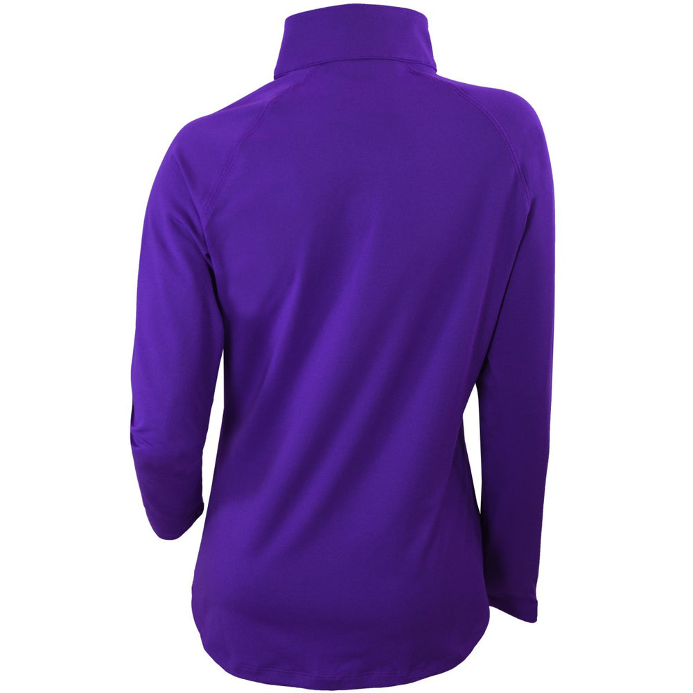 Sacramento Kings Women's Omni-Wick Outward Nine Quarter-Zip Pullover Top Purple - NBA