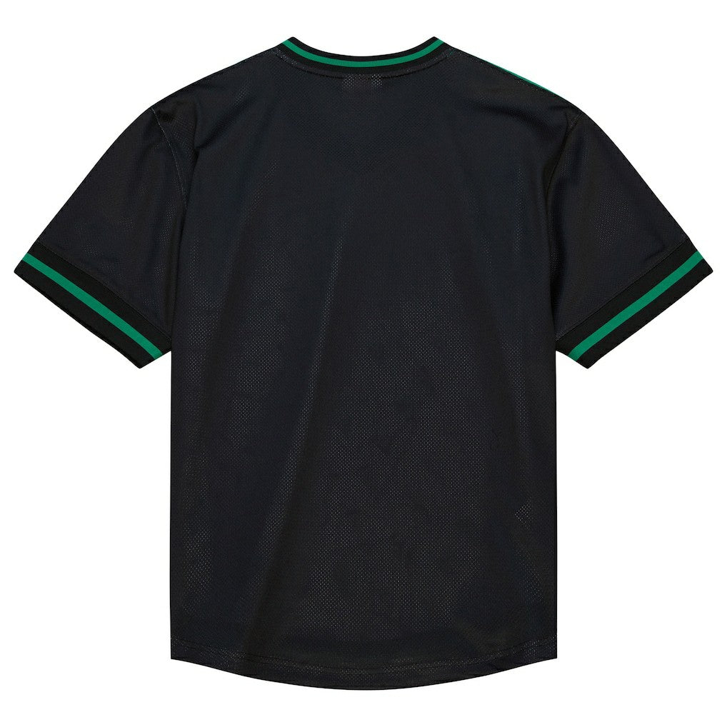 Boston Celtics Jumbotron 3.0 Mesh V-Neck T-Shirt Kelly Green - NBA