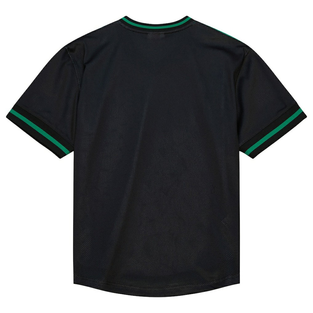 Boston Celtics Jumbotron 3.0 Mesh V-Neck T-Shirt Kelly Green - NBA
