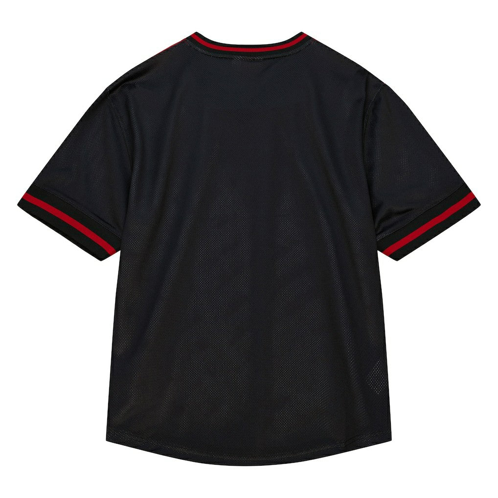 Chicago Bulls Jumbotron 3.0 Mesh V-Neck T-Shirt Red - NBA