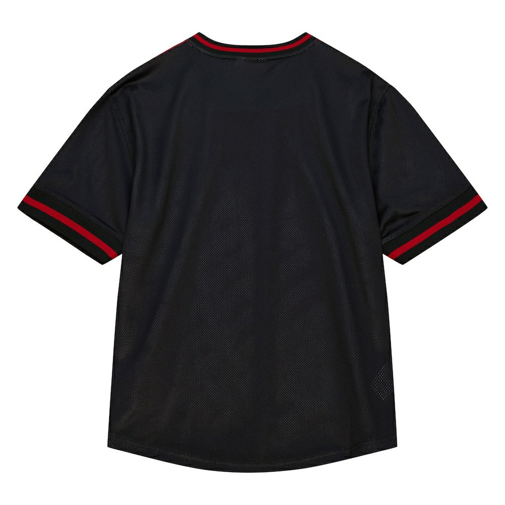 Chicago Bulls Jumbotron 3.0 Mesh V-Neck T-Shirt Red - NBA