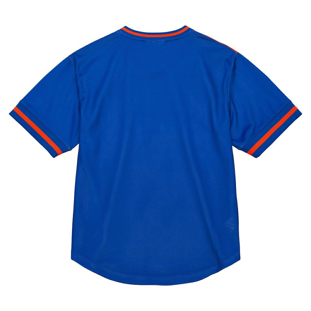 New York Knicks Jumbotron 3.0 Mesh V-Neck T-Shirt Orange - NBA