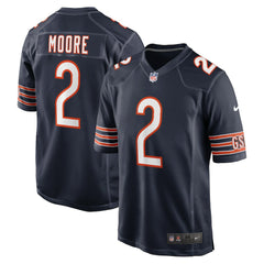 D.J. Moore Chicago Bears Team Color Game Jersey Navy | Nike for Sale