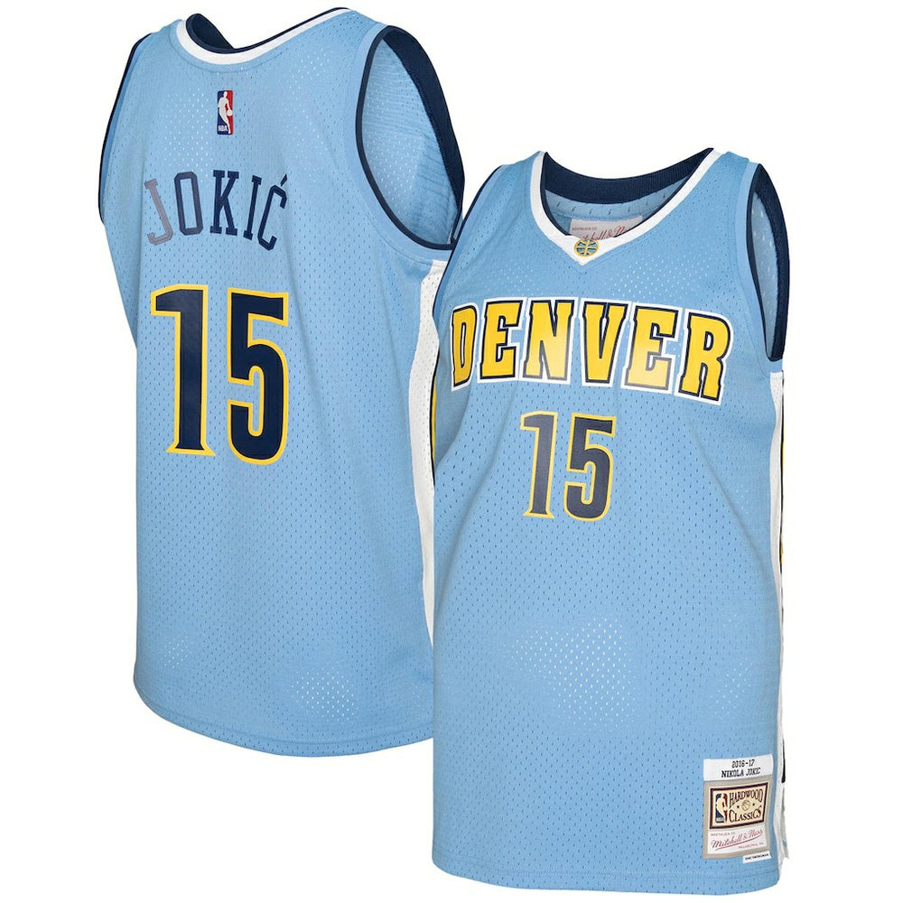 Nikola Jokic Denver Nuggets 2016/17 Swingman Jersey Light Blue - NBA