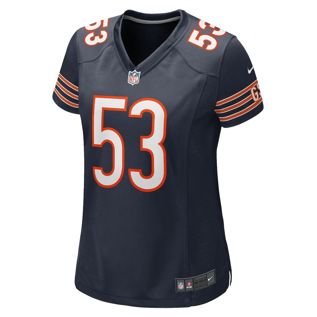 TJ Edwards Chicago Bears Women's Game Player Jersey Navy | Nike for Sale