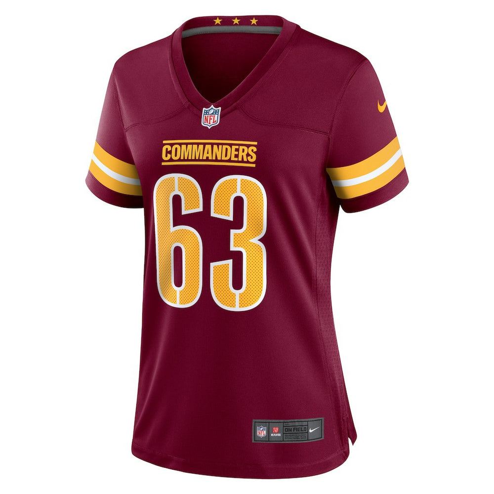 Nick Gates Washington Commanders Women's Game Player Jersey Burgundy | Nike for Sale
