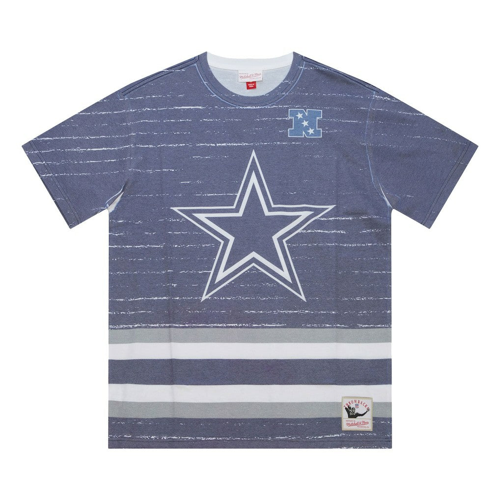 Dallas Cowboys Jumbotron 3.0 T-Shirt Navy | Mitchell & Ness