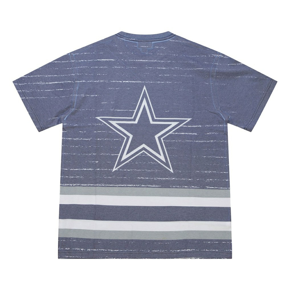 Dallas Cowboys Jumbotron 3.0 T-Shirt Navy | Mitchell & Ness