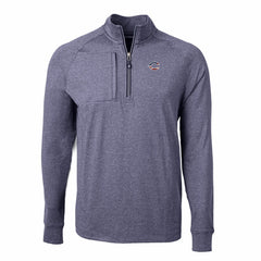 Cincinnati Reds Cutter & Buck Americana Logo Big & Tall Adapt Eco Knit Stretch Recycled Quarter-Zip Pullover Top - MLB