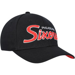 Philadelphia 76ers MVP Team Script 2.0 Stretch-Snapback Hat Black - NBA