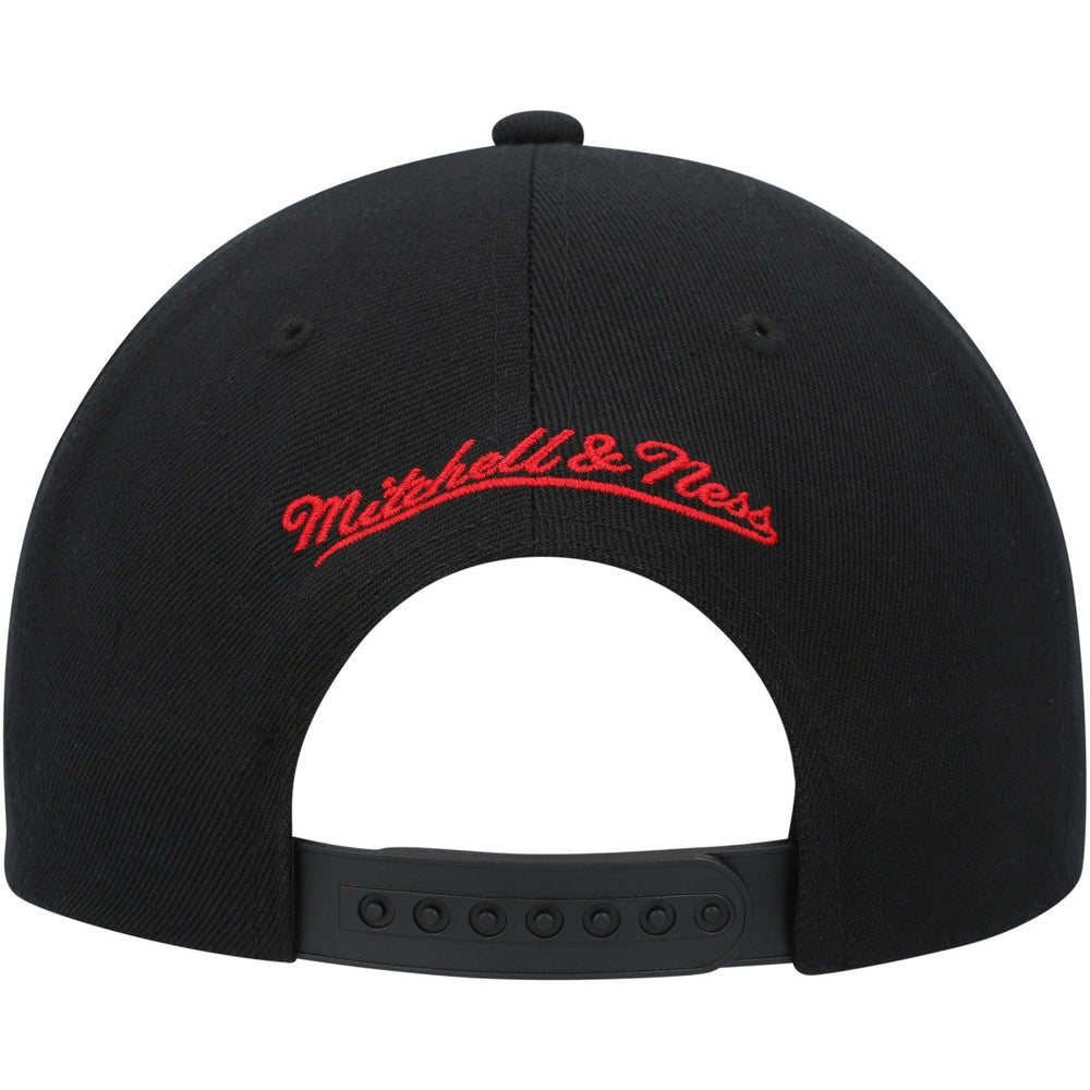 Miami Heat Hardwood Classics MVP Team Script 2.0 Snapback Hat Black - NBA
