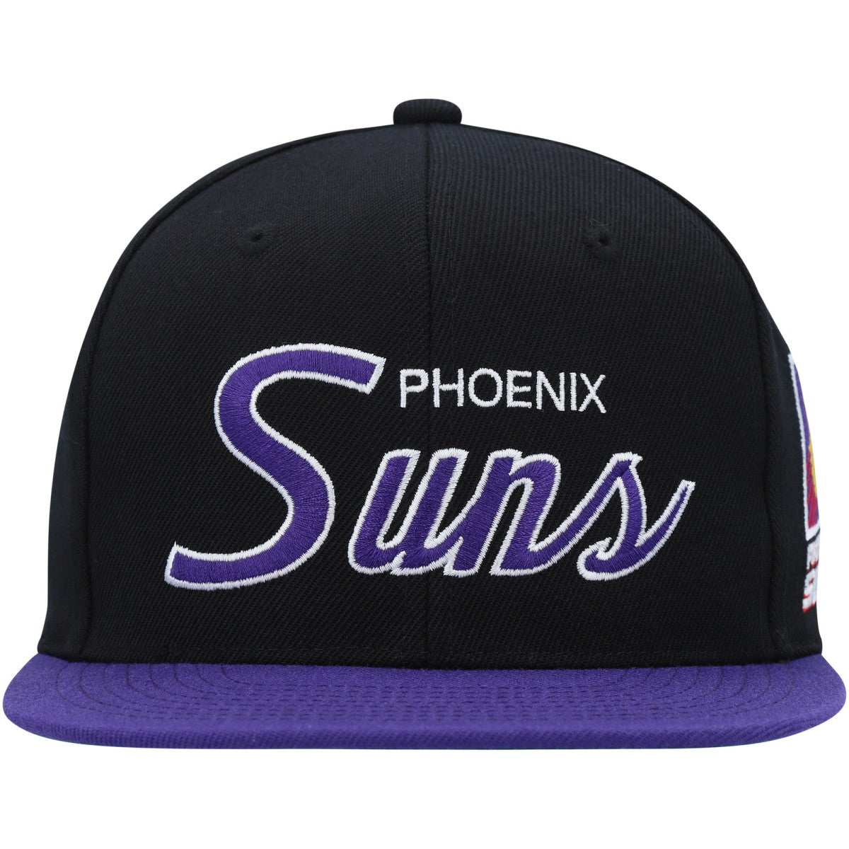 Phoenix Suns Hardwood Classics MVP Team Script 2.0 Snapback Hat Black - NBA