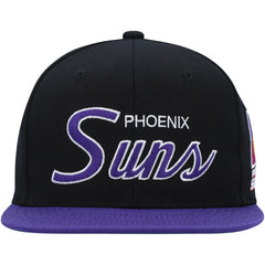 Phoenix Suns Hardwood Classics MVP Team Script 2.0 Snapback Hat Black - NBA