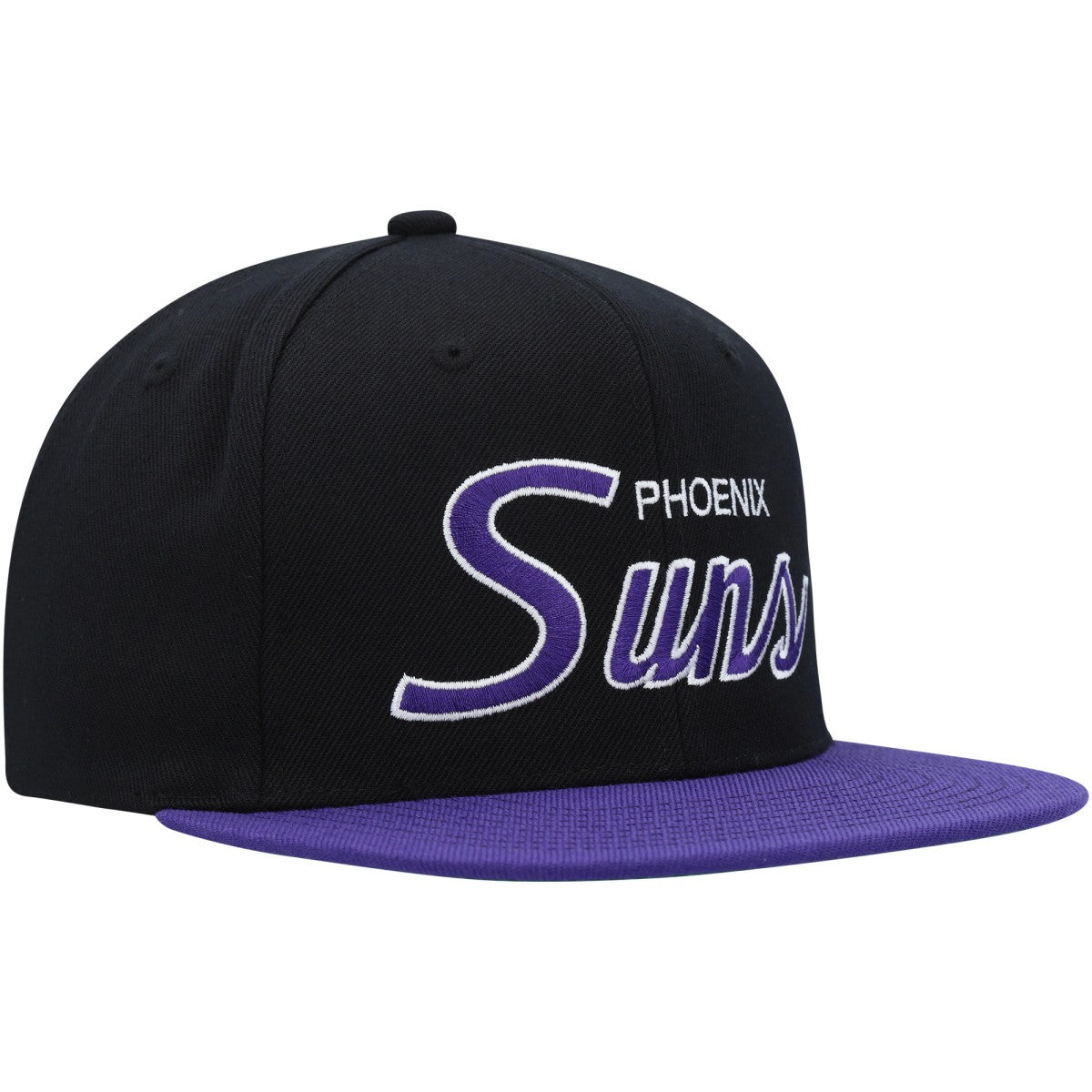 Phoenix Suns Hardwood Classics MVP Team Script 2.0 Snapback Hat Black - NBA
