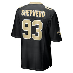 Nathan Shepherd New Orleans Saints Game Jersey Black | Nike for Sale